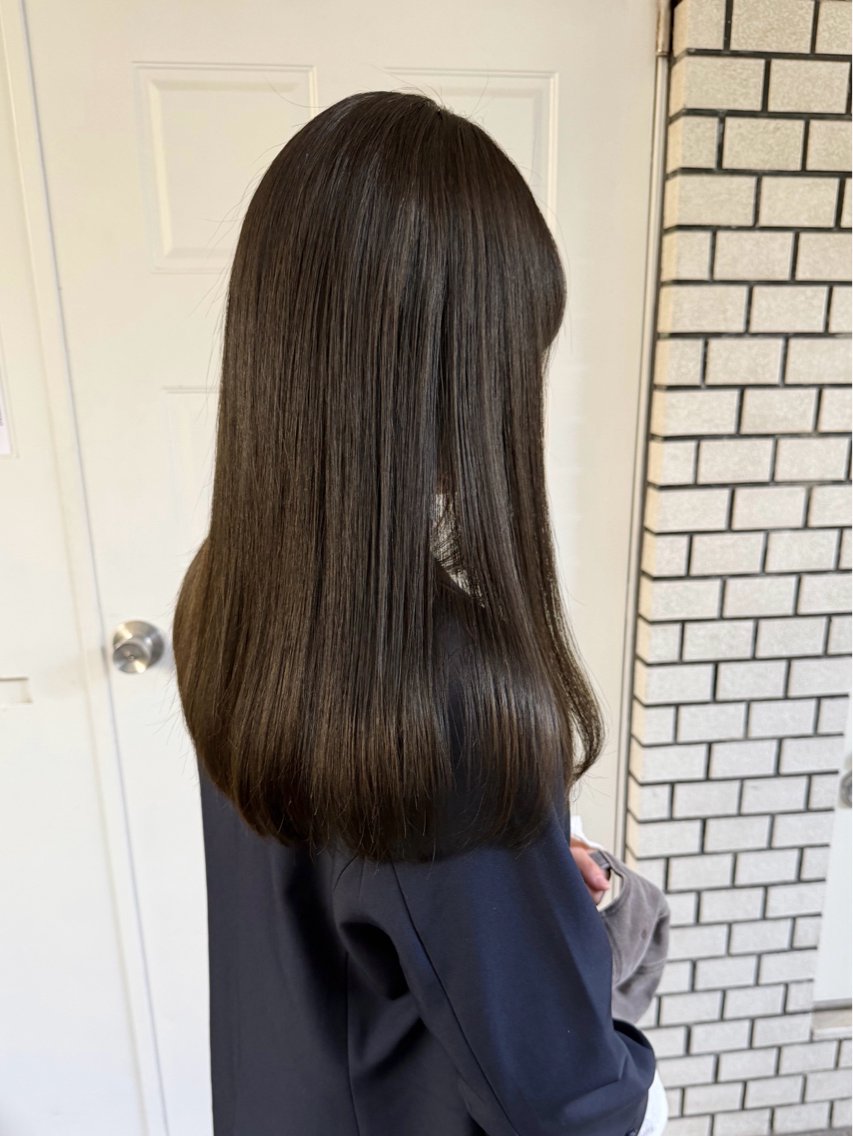 セミロング カラー カット ヘアカラー トリートメント ボブ&韓国レイヤー/ 艶カラー♡TOMOEのヘアスタイル