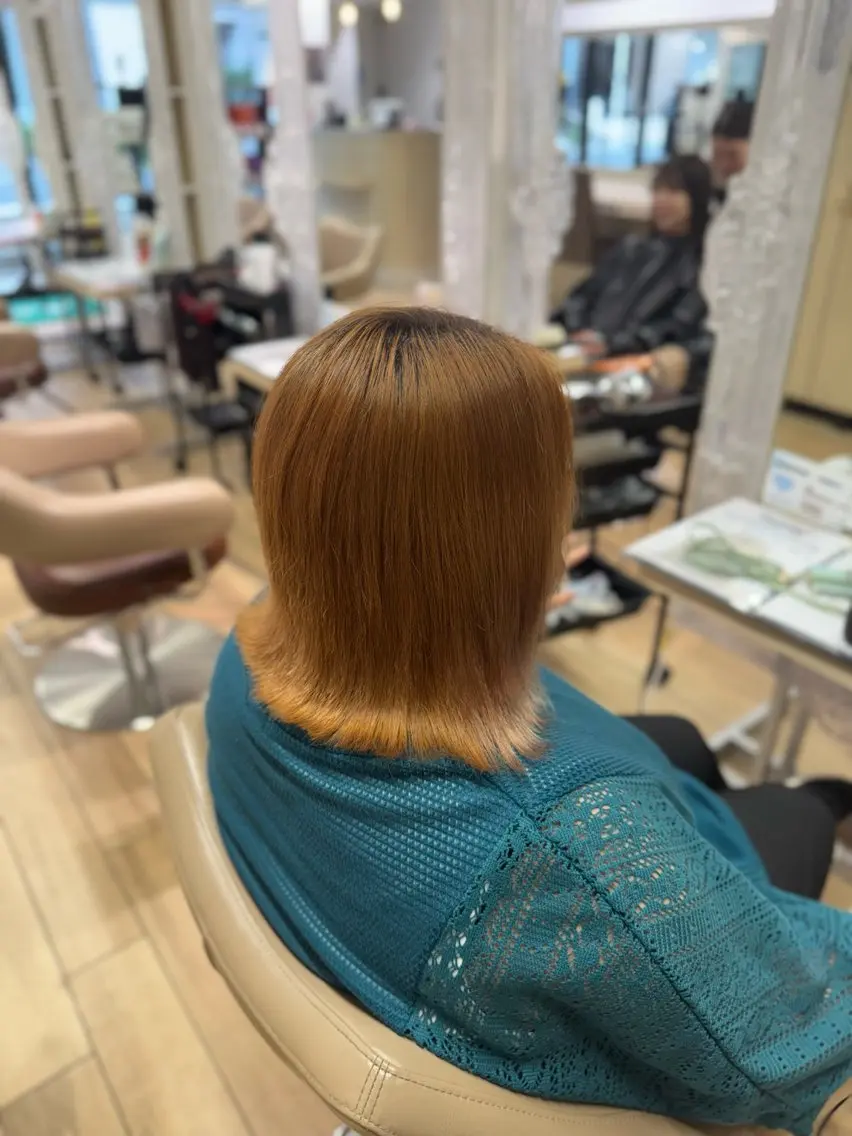 パーマ 縮毛矯正 田村 真菜のヘアスタイル