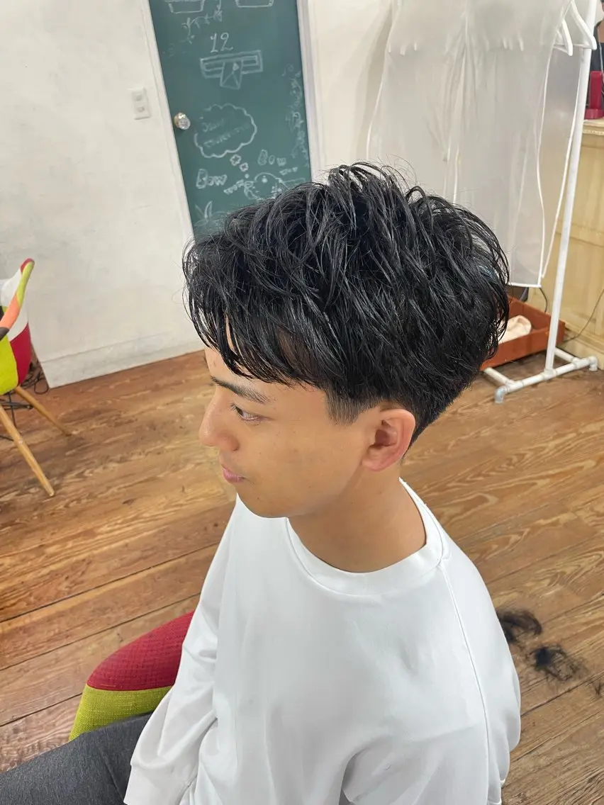 ショート メンズ カット 姫路アンメリーアン ダンのヘアスタイル