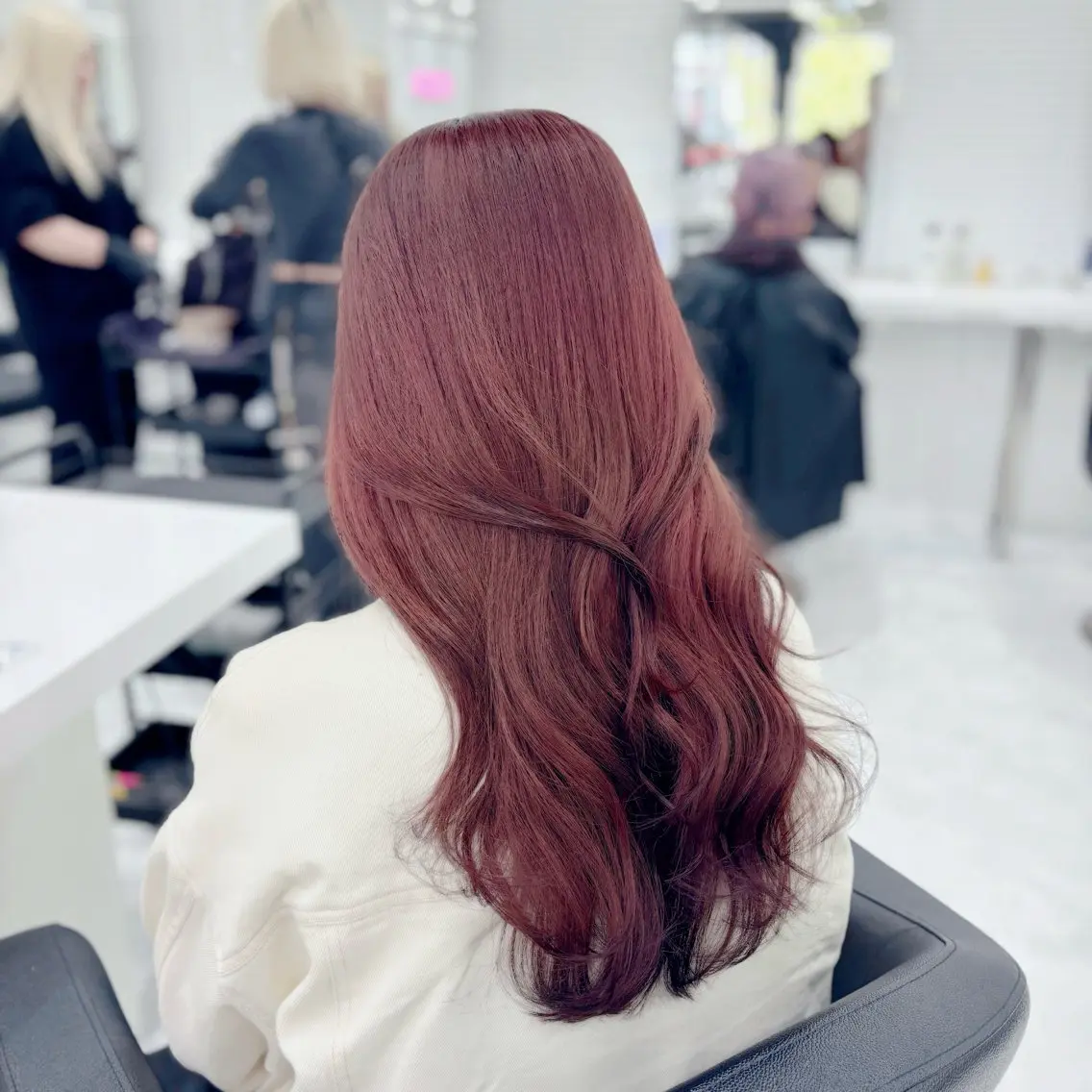 カラー ヘアカラー トリートメント 🎀ツヤ髪✖︎ 暖色🎀RYUKAのヘアスタイル
