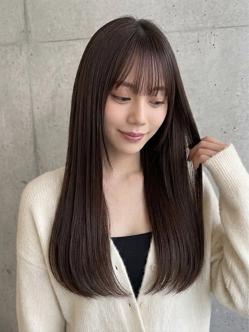 【無言OK】カット＋縮毛矯正の写真