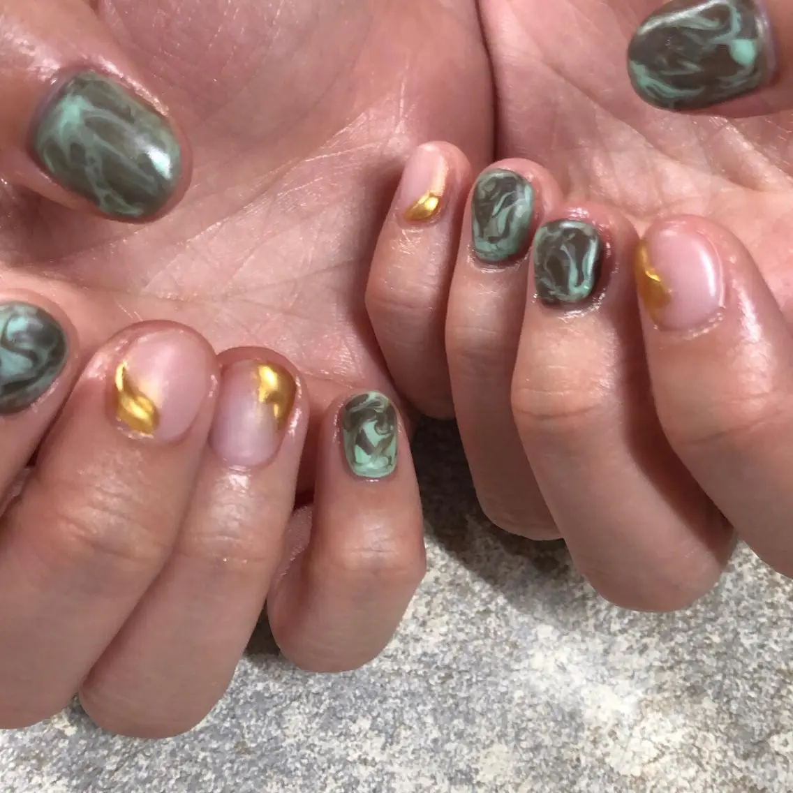ネイル ハンドネイル フットネイル ハンドケア Miyagi Asamiのネイルデザイン