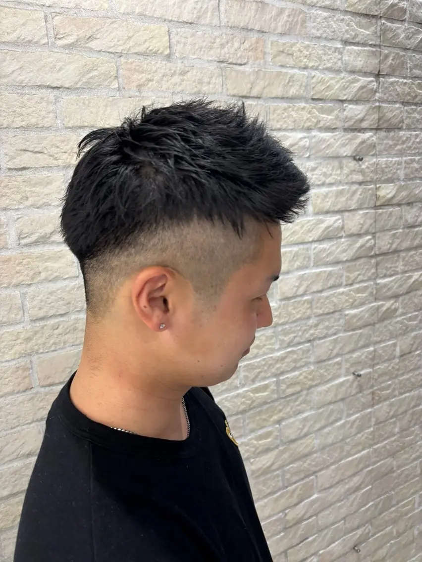ショート メンズ ナチュラルカラー🌟 メンズカット保坂太一のヘアスタイル