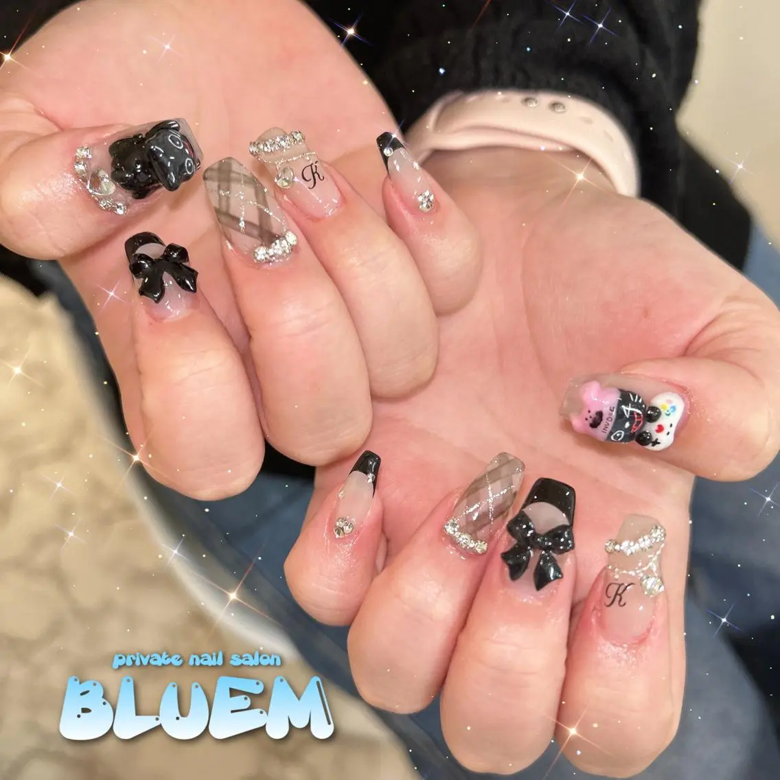 ネイル ハンドネイル BLUEM なな🐶のネイルデザイン