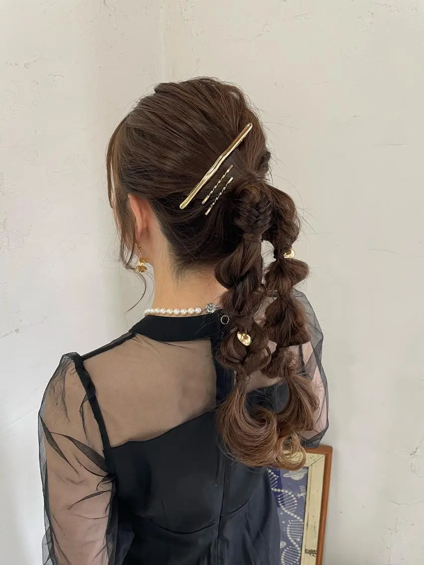 ヘアセットの写真