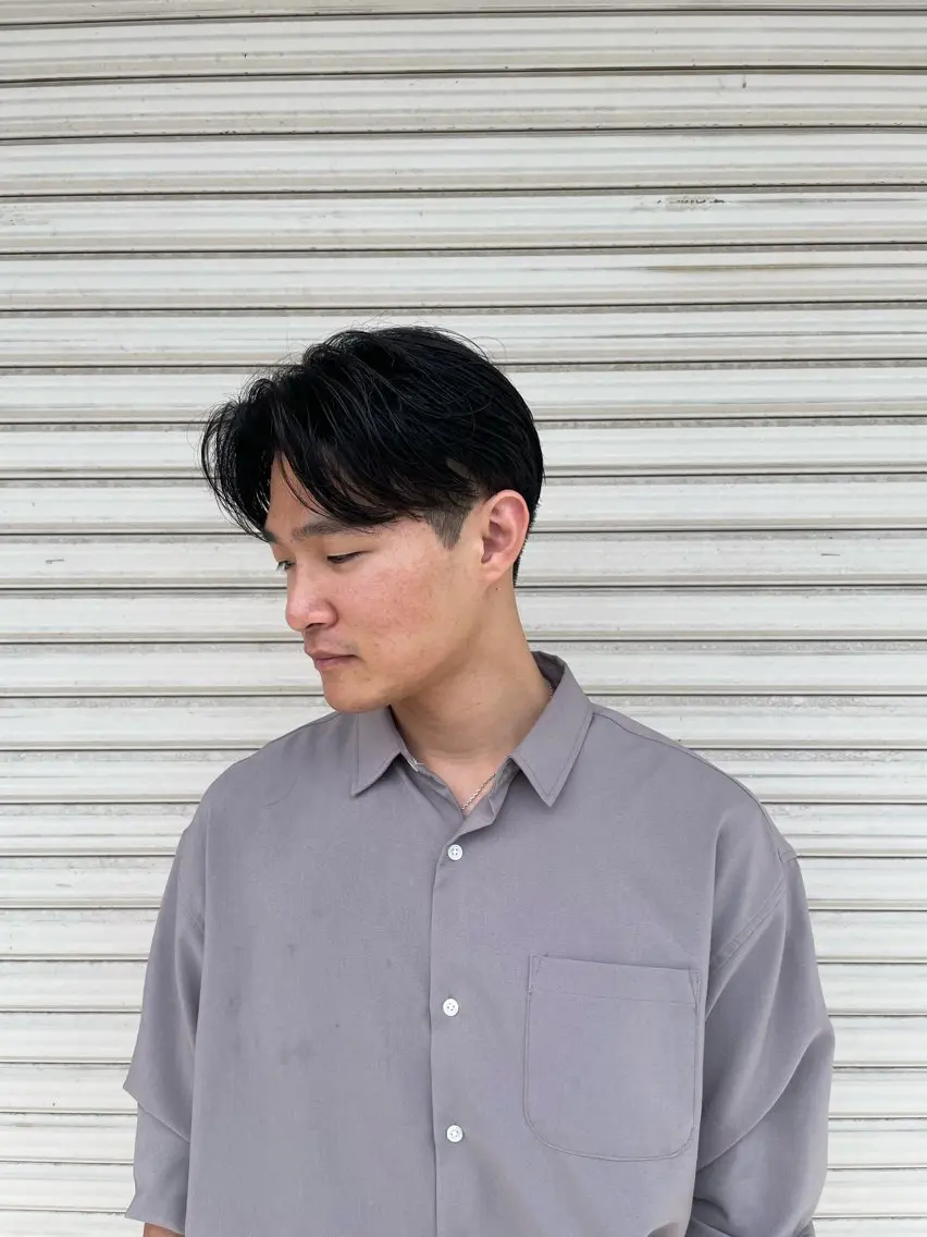 ミディアム 星野 義樹のヘアスタイル