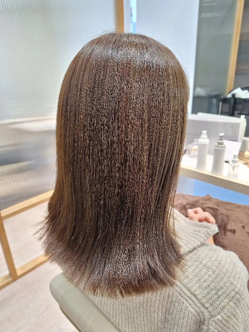 ロング カット ヘアカラー トリートメント 山田 一貴のヘアスタイル
