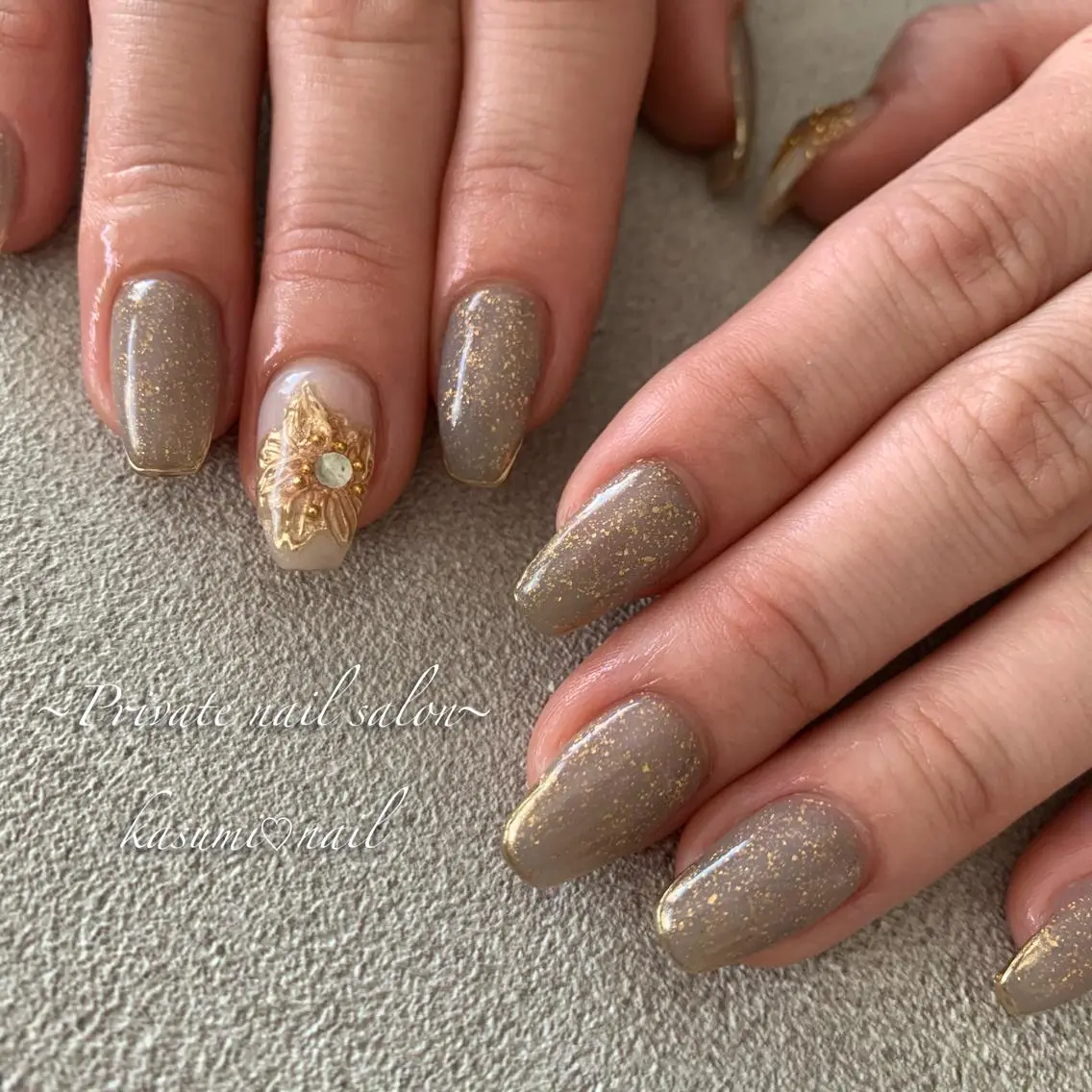 ネイル マグネットネイル ミラーネイル ニュアンスネイル KASUMI♡ Nailのネイルデザイン