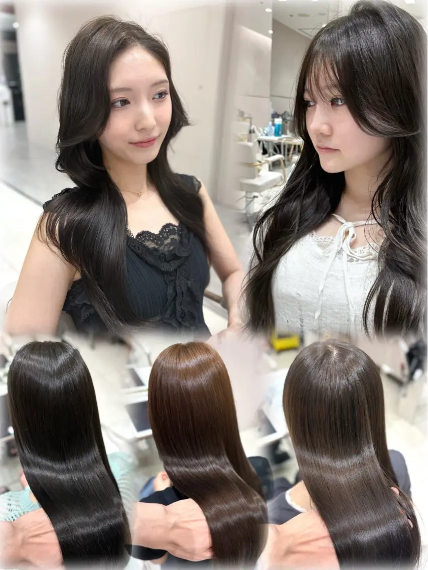ロング カラー 銀座/レイヤー/ 透明感カラー✨りくのヘアスタイル