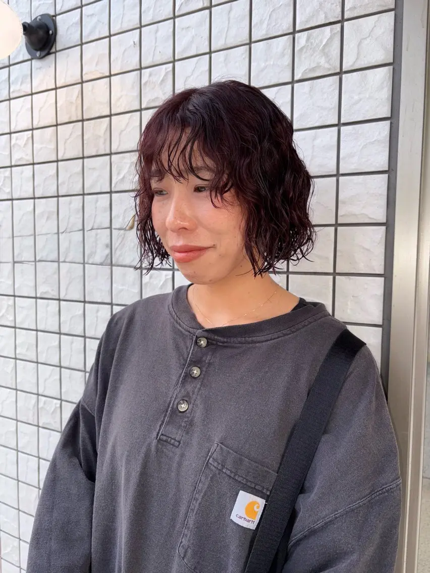 ショート パーマ shoji༄ mikuのヘアスタイル
