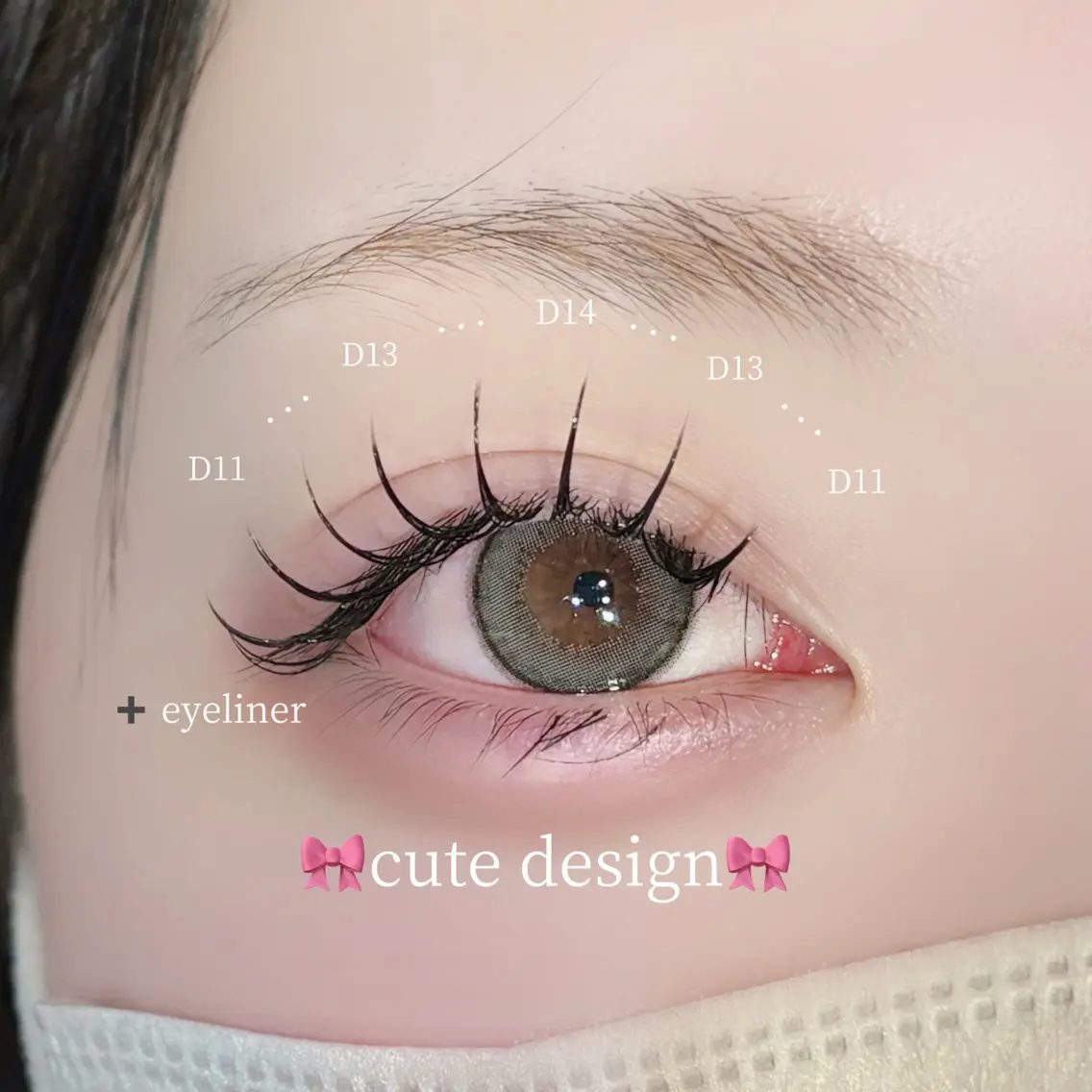 マツエク🩶【シングルラッシュ140本】(オフ込)の写真