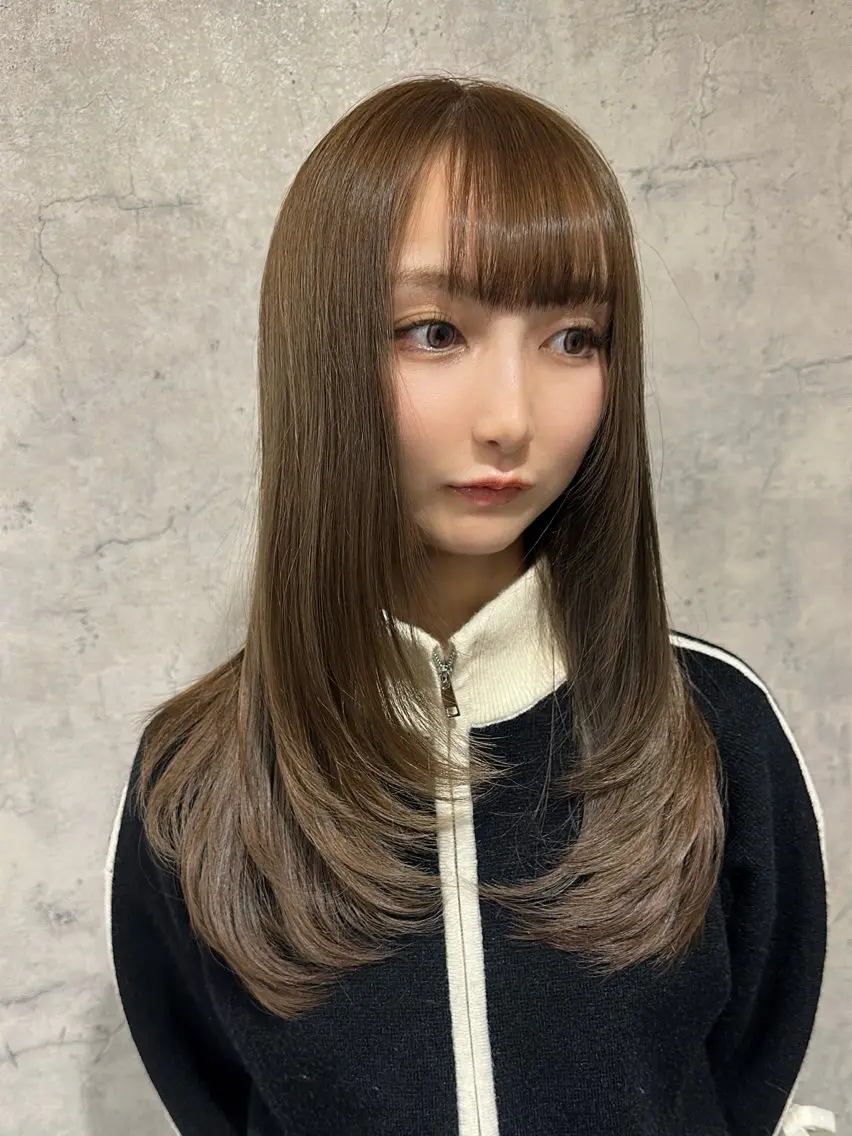 ロング カラー ブリーチ ダブルカラー ブリーチなしカラー レイヤーカット カット エクステ レイヤー/ウルフ ハイトーンhiroのヘアスタイル