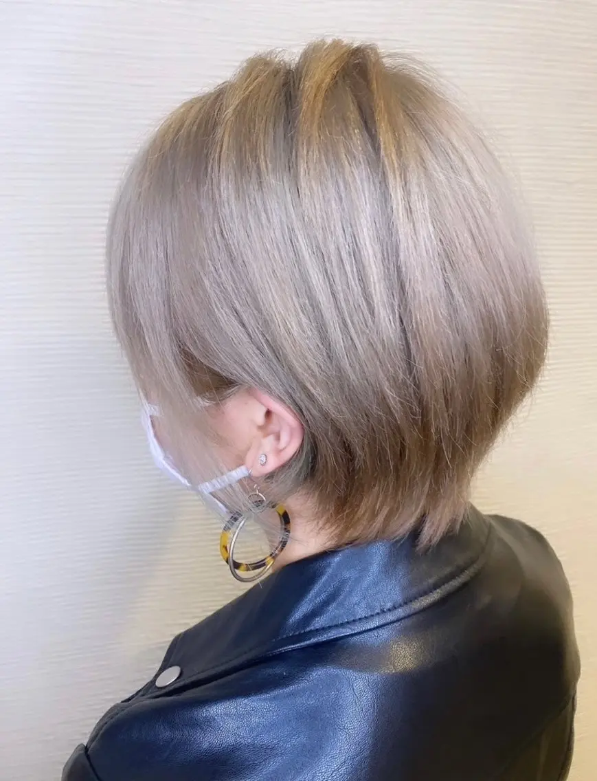 ショート 中村 朱里のヘアスタイル
