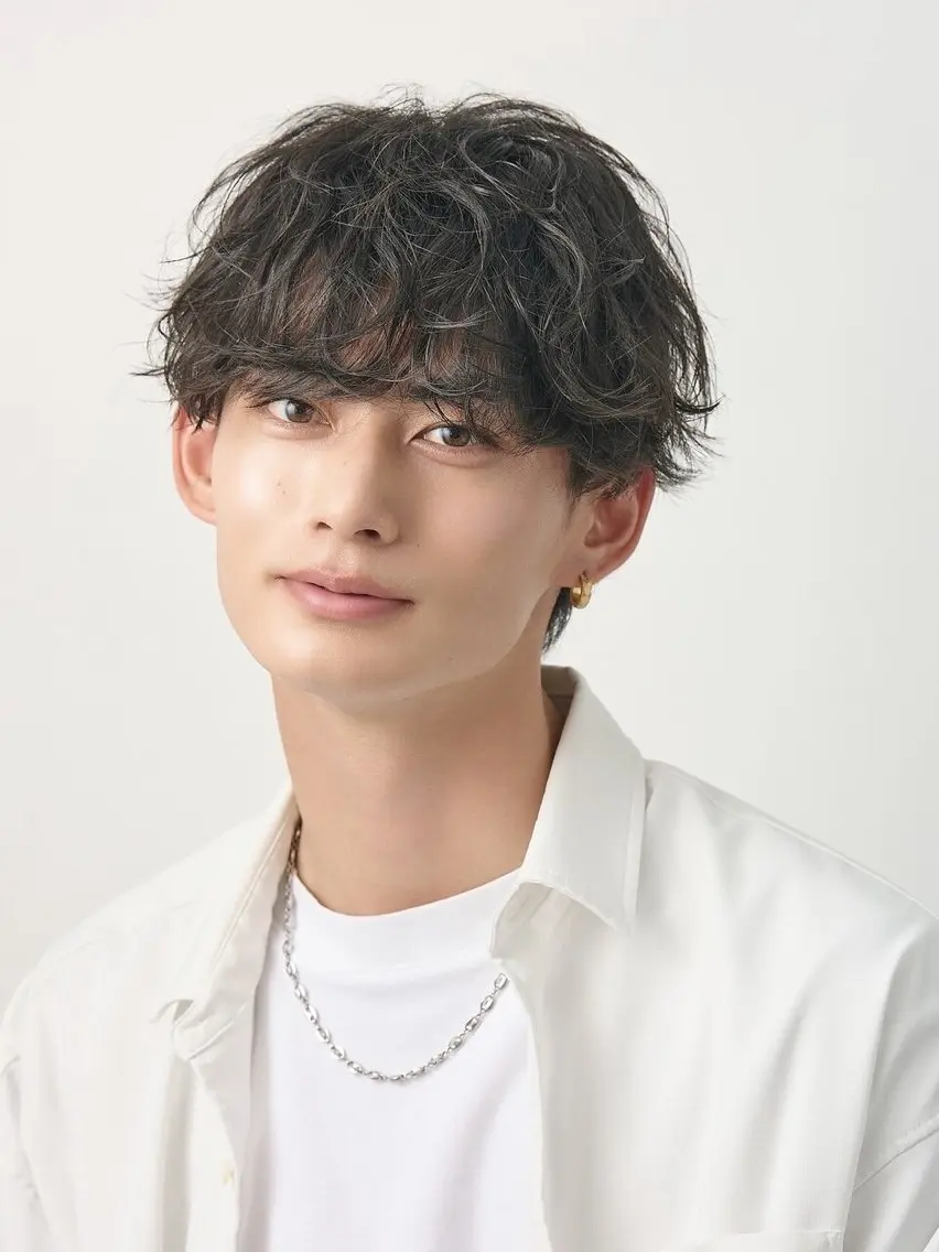 パーマ ヘアアレンジ メンズ メンズパーマ スパイラルパーマ カット パーマ (メンズ特化) AKIのヘアスタイル