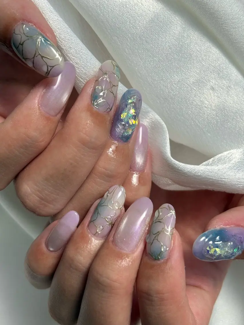ネイル ハンドネイル フットネイル ✴︎ Delightのネイルデザイン