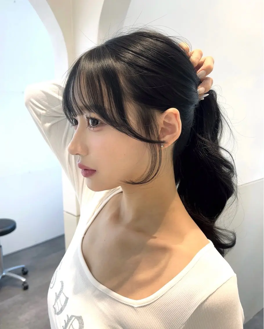 ロング カラー カット トリートメント 🩷韓国ヘア/ヨシン モリ🩷Maikaのヘアスタイル