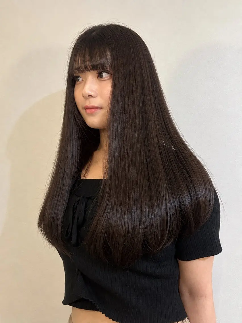 ロング カラー ヘアカラー haru kaのヘアスタイル