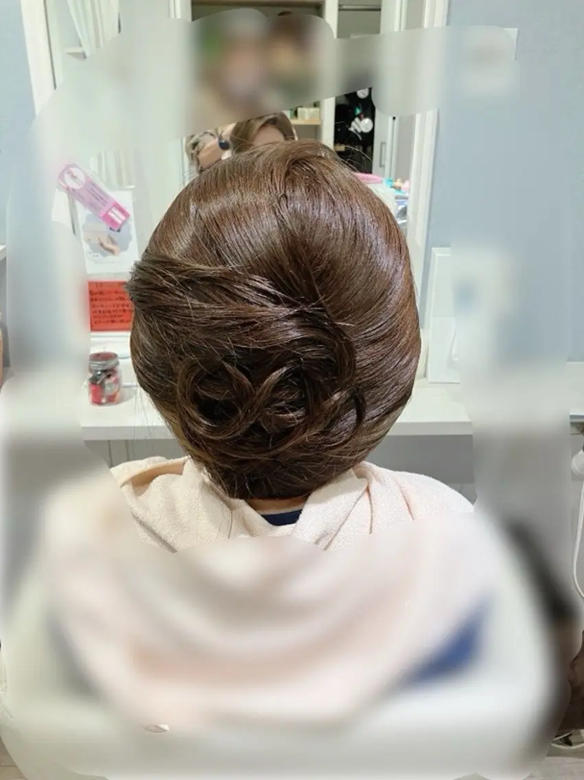 ヘアアレンジ 結婚式ヘアセット 土日祝・早朝OKのヘアスタイル
