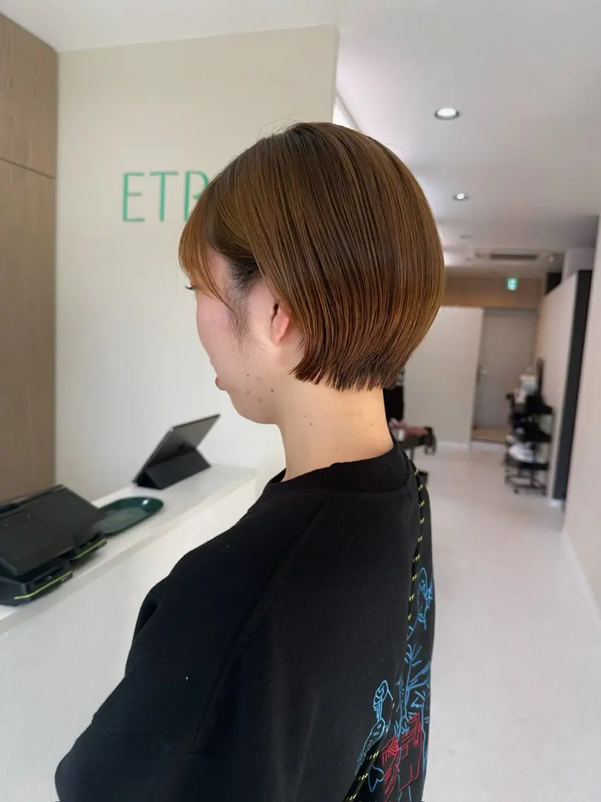 ショート 🫧透明感カラー🫧 古川穂果のヘアスタイル