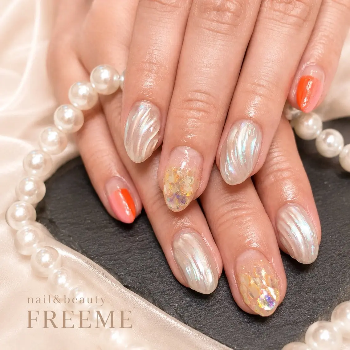 ネイル ハンドネイル 🌿FREEME 🗽アビ🌿のネイルデザイン