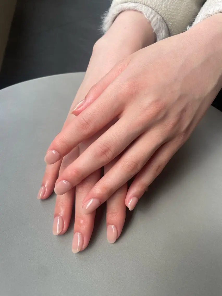 ネイル ワンカラーネイル ハンドネイル eyelash& nailsalonMのネイルデザイン