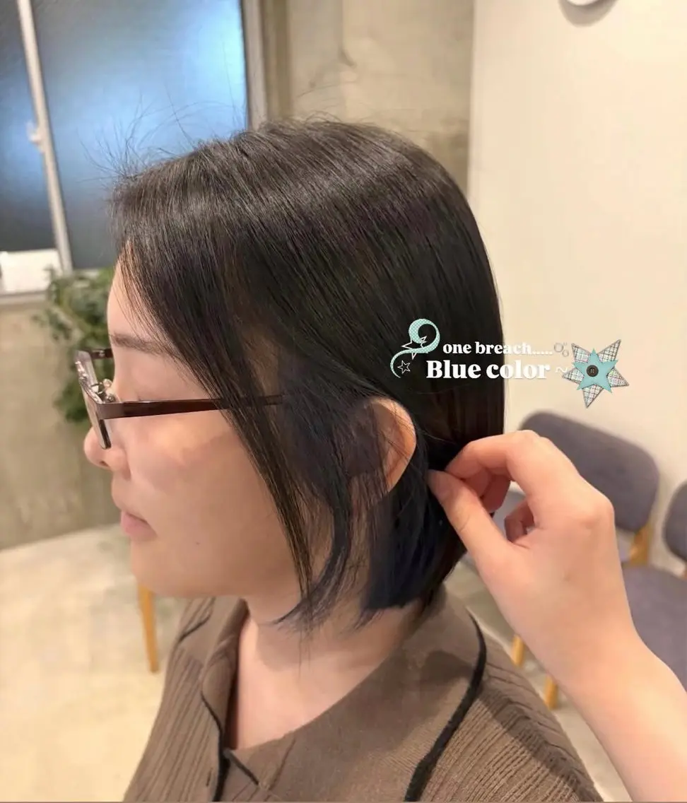 ショート ヘアカラー さくらこ/オリーブ カラー/カラーモデルのヘアスタイル