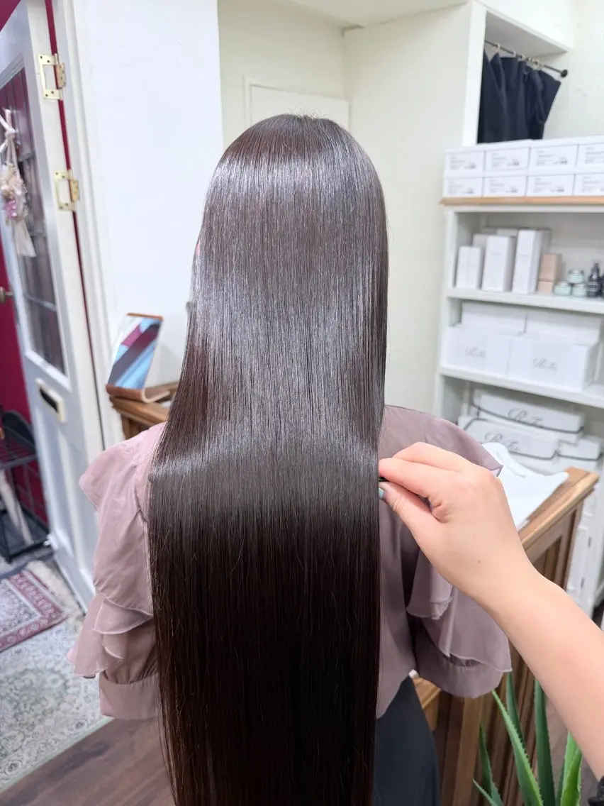 ロング mana /髪質改善 オリーブベージュ🌿のヘアスタイル