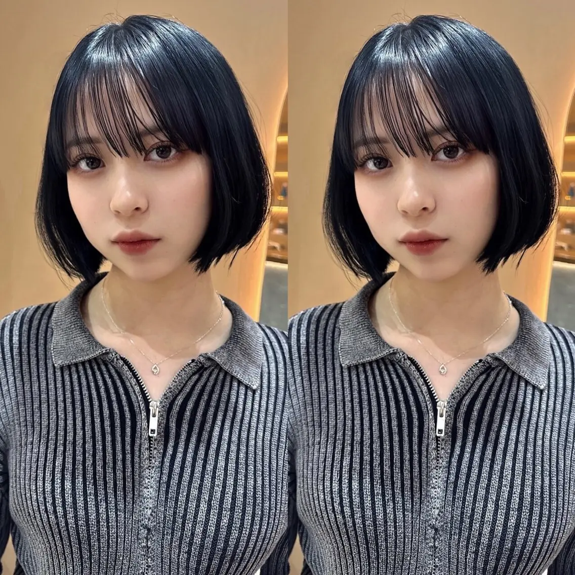 ショート ボブ 💗ショート×ボブ 韓国レイヤー宮内諒のヘアスタイル
