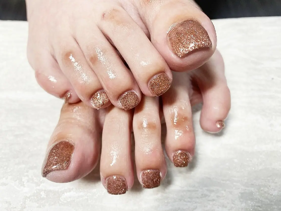 ネイル アートネイル フラッシュネイル フットネイル 韓国ネイル マグネットネイル JULIE NAILのネイルデザイン