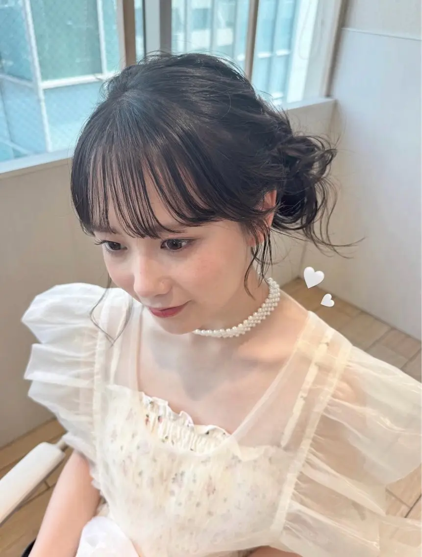ヘアアレンジ ヘアセット yuki/表参道 /オリーブカラー🍈のヘアスタイル