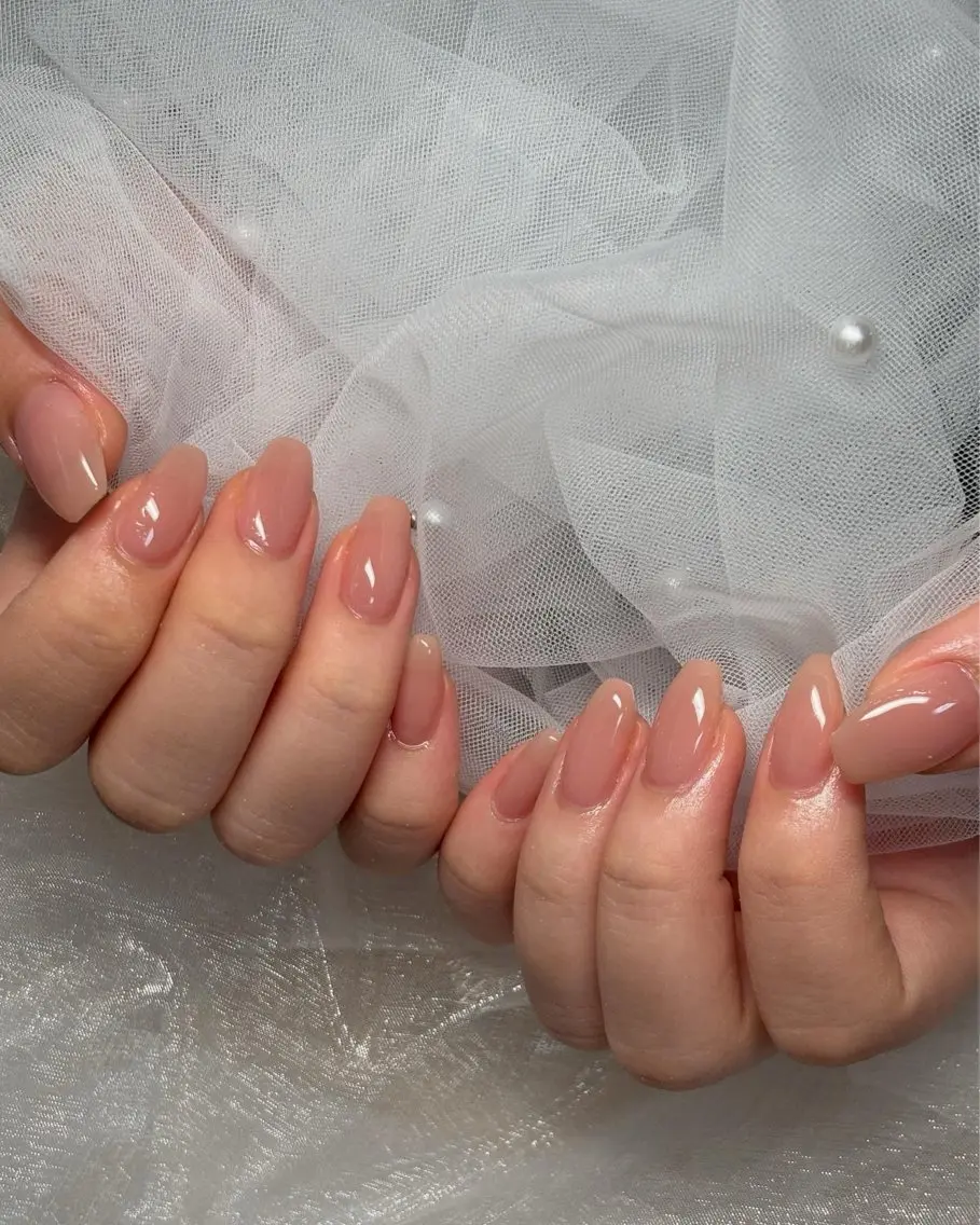 ネイル オフィスネイル ワンカラーネイル ハンドネイル nail salon Lanaのネイルデザイン