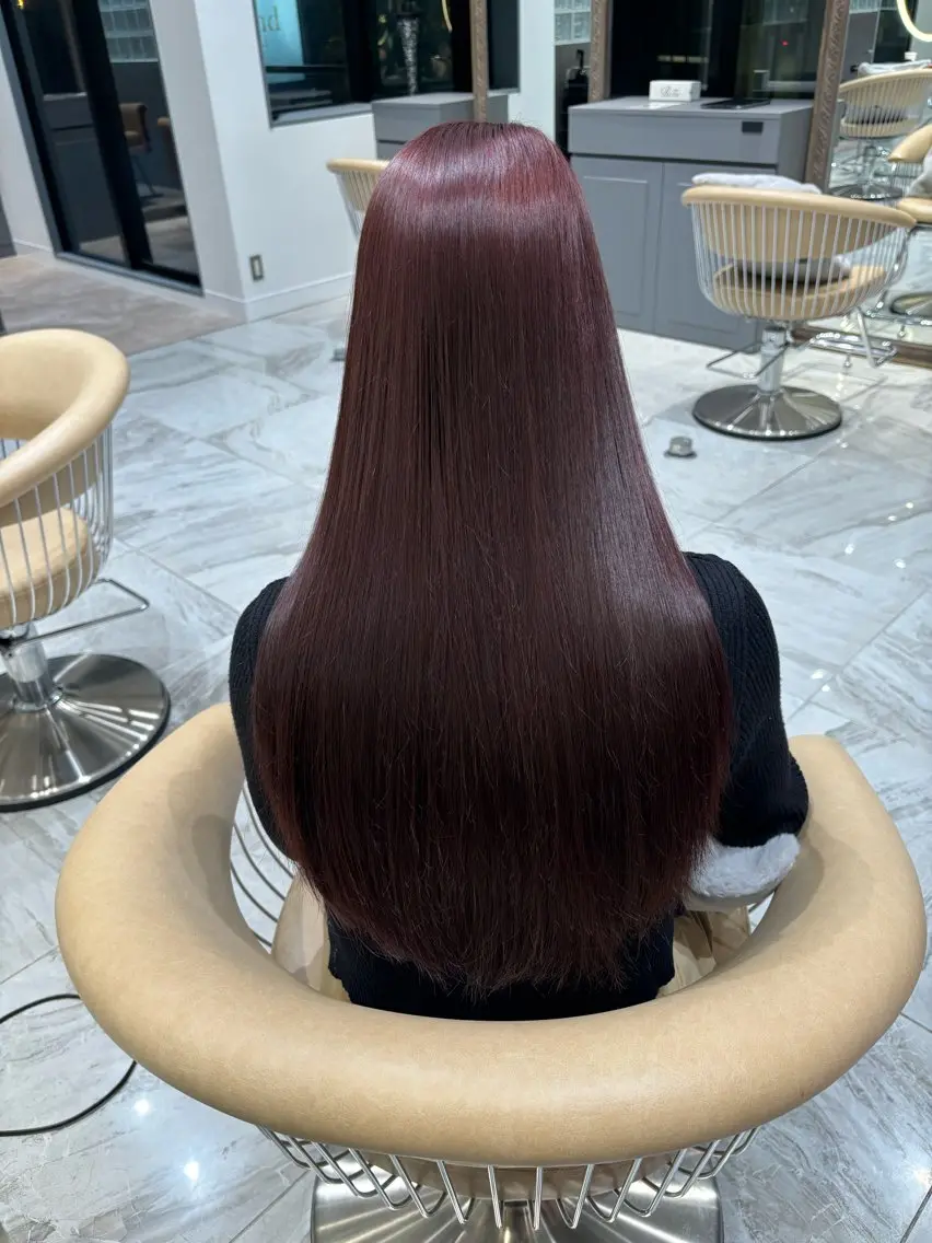 ロング 顔周り\エクステ\ 透明感カラー\まりんのヘアスタイル