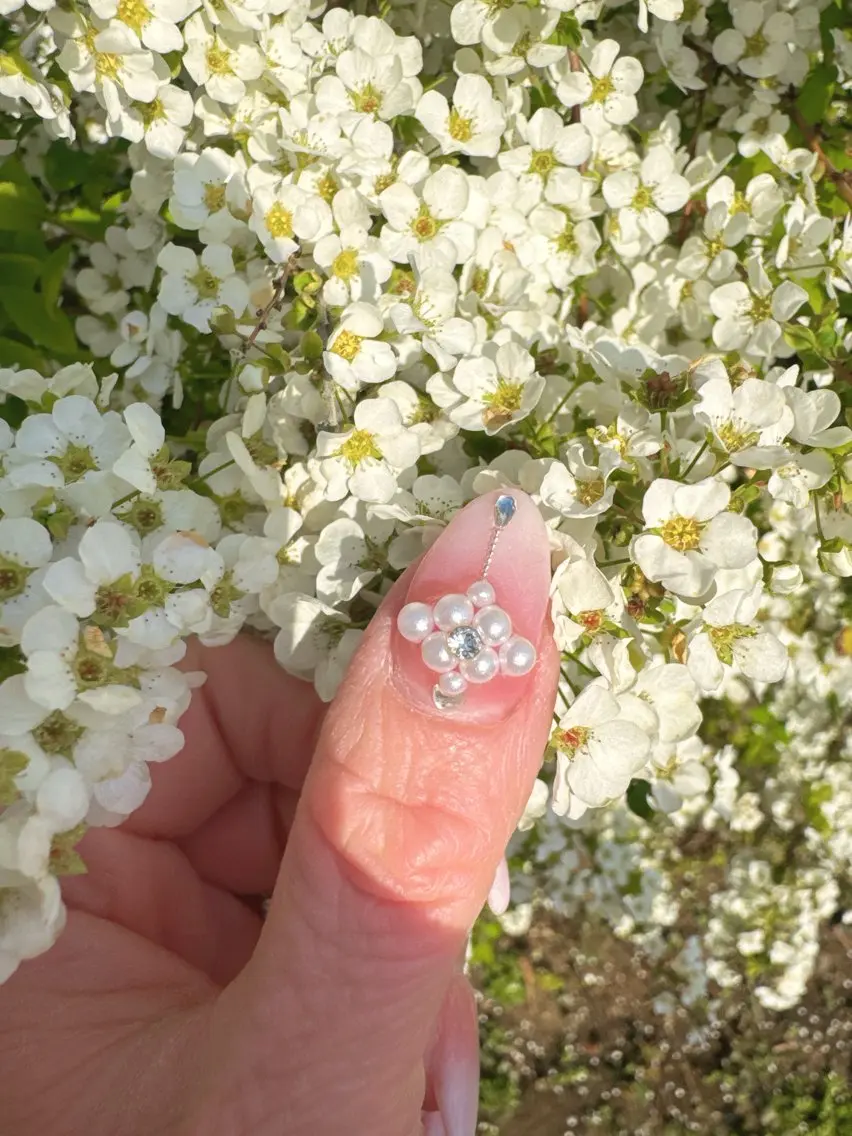 ネイル チークネイル ジェルネイル キラキラネイル マグネットネイル パラジェル Queeens nailのネイルデザイン