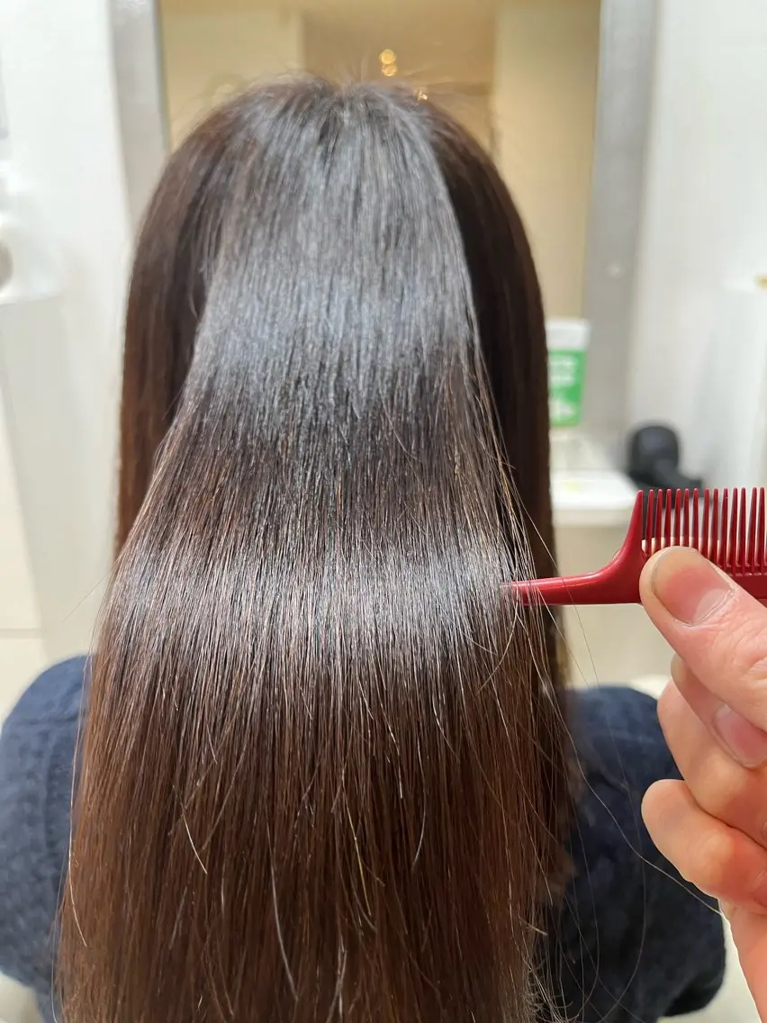 ミディアム 髪質改善 柳川 玲也のヘアスタイル