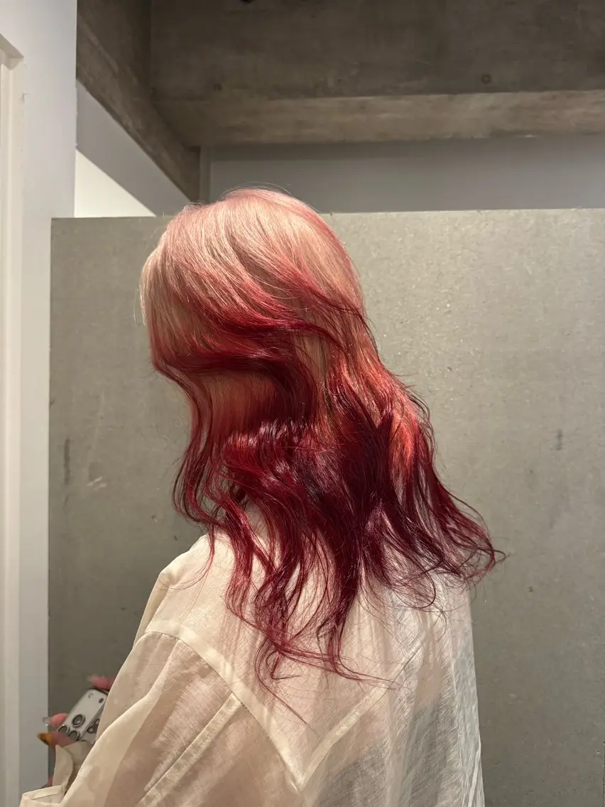 セミロング カラー 艶髪/ハイトーン💎 レイヤー/Reijiのヘアスタイル