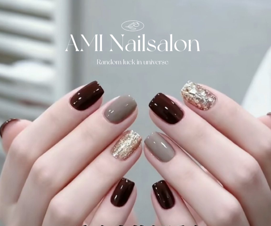 ショート ハンドネイル AMI Nailsalonのネイルデザイン