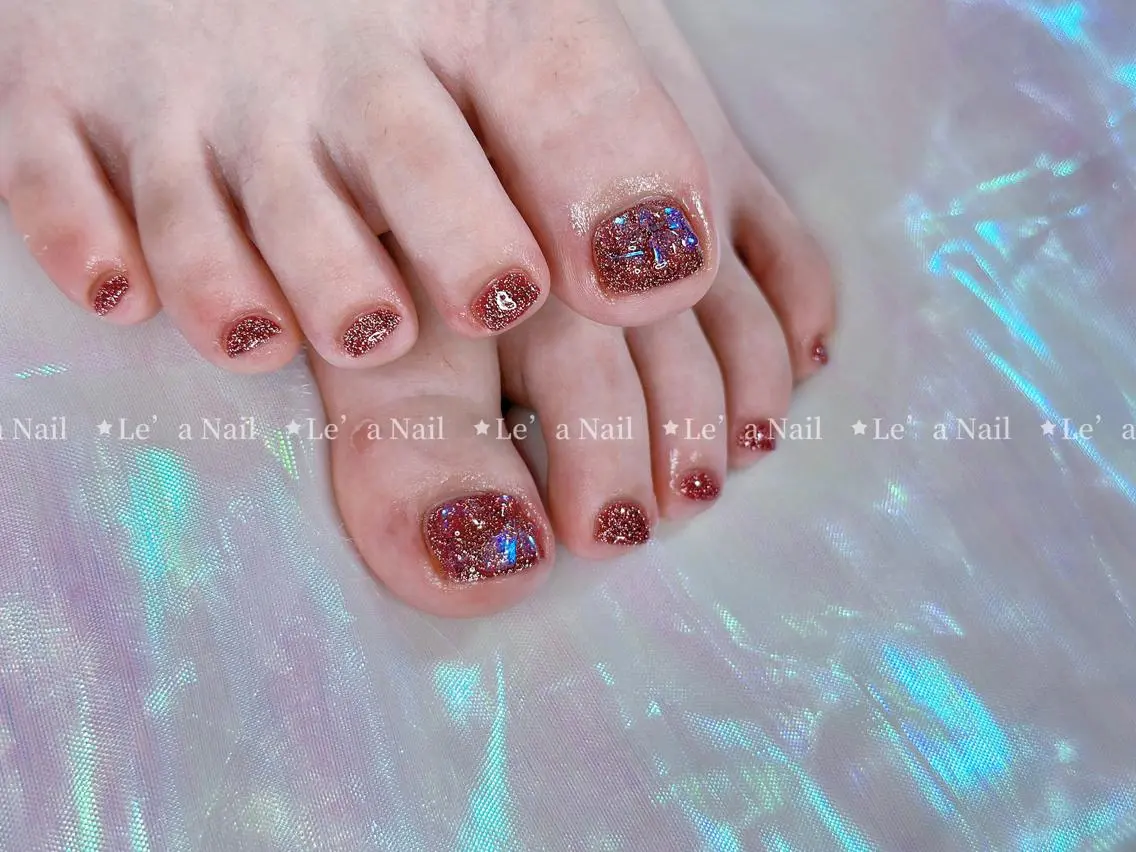 ショート カラー ネイル Le’a NailSalonのネイルデザイン