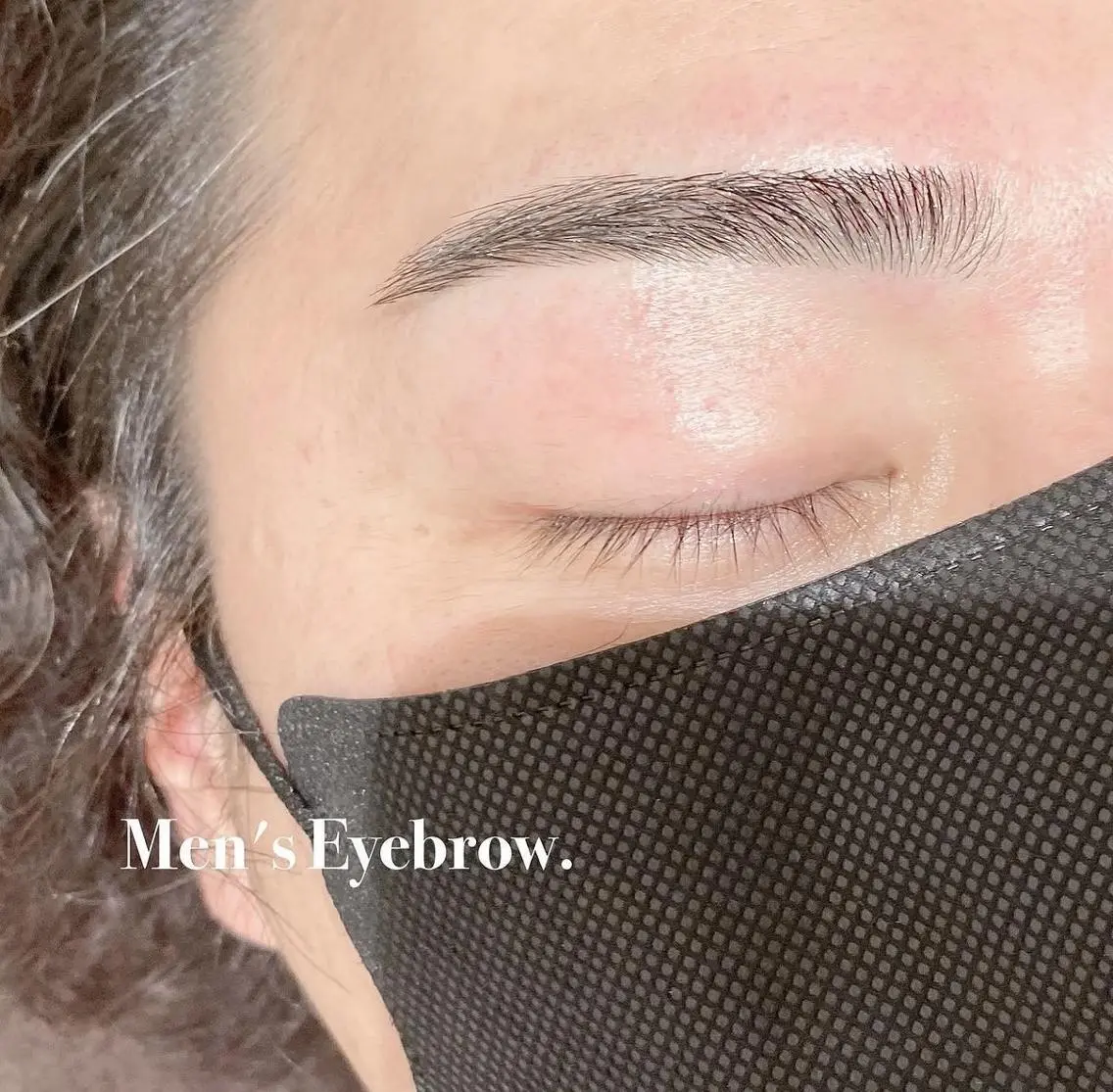 💚リピーター様💚【メンズアイブロウスタイリング】🌿練習モデル募集🌿《WAX脱毛、眉カット、間引き》の写真