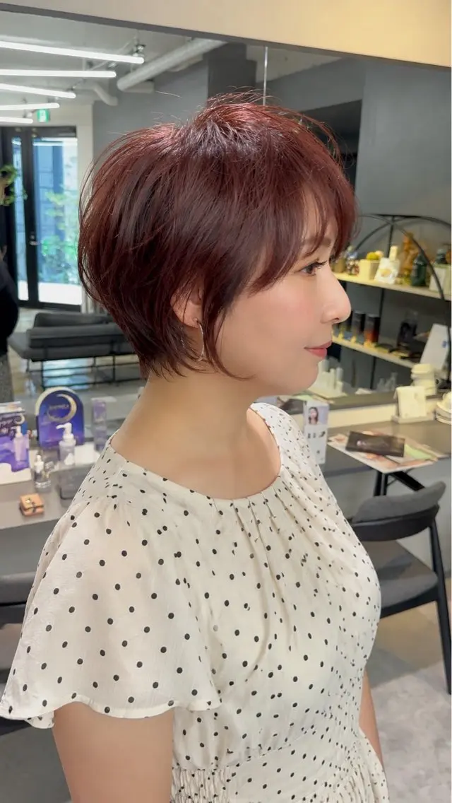 ショート 久保 佳乃のヘアスタイル