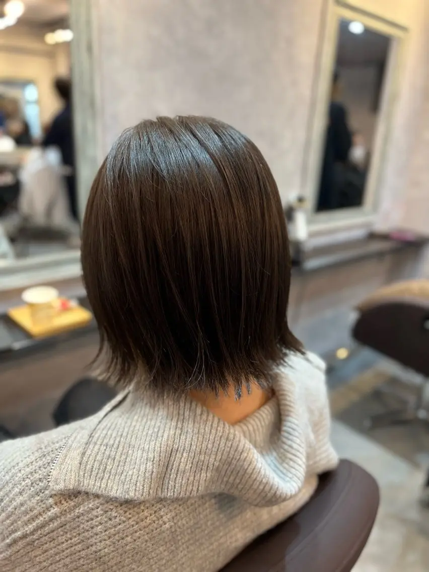 ショート カット 🍀艶髪縮毛矯正/ 風殿　滉太🍀のヘアスタイル