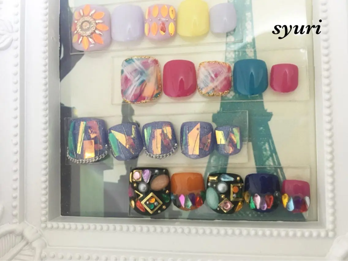 ネイル フットネイル syuri nailのネイルデザイン