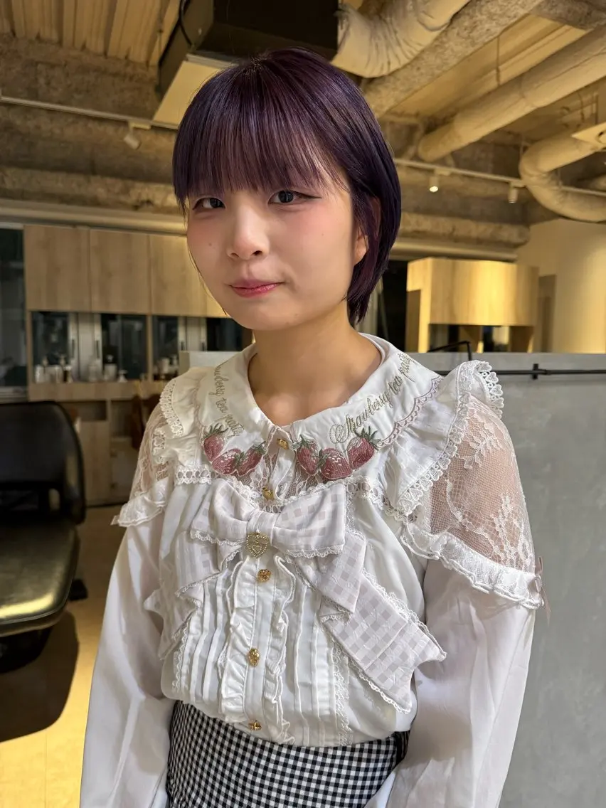 ショート ヘアカラー SARA 【大阪梅田】のヘアスタイル