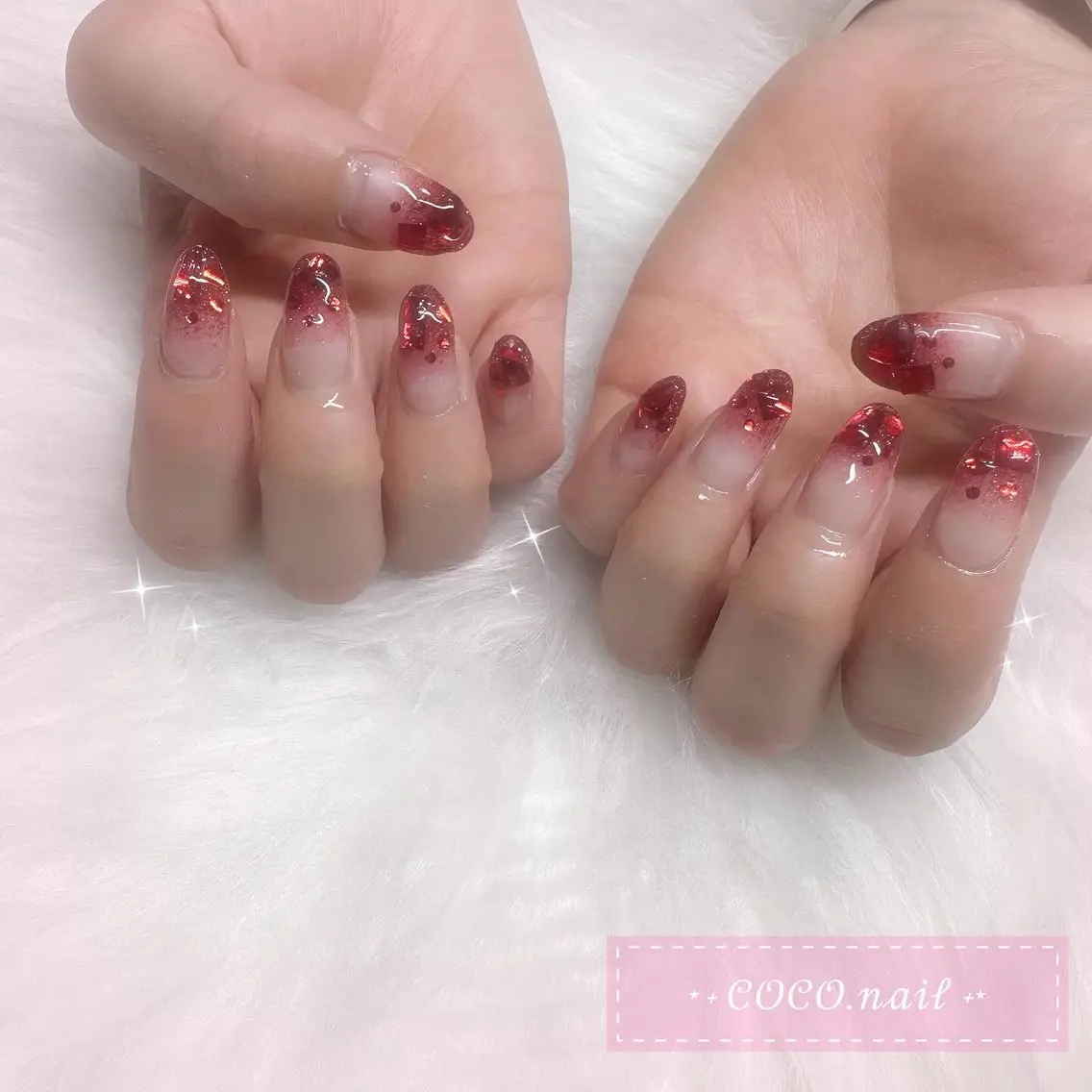 ネイル ハンドネイル lili.nail y2k/長さ出しのネイルデザイン