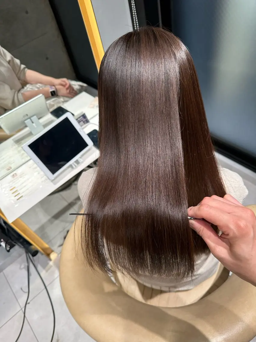 ロング カット トリートメント 《髪質改善✖️オリー ブ🧸》小嶋拓也のヘアスタイル