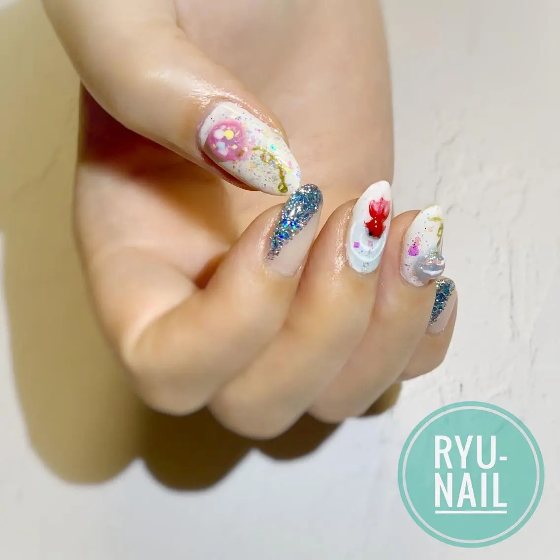 ネイル ハンドネイル Ryu-nail 對馬　琴美のネイルデザイン