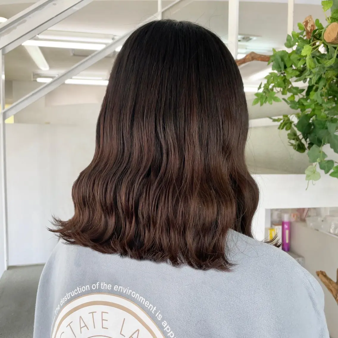 ミディアム トリートメント カット 山田 里美のヘアスタイル