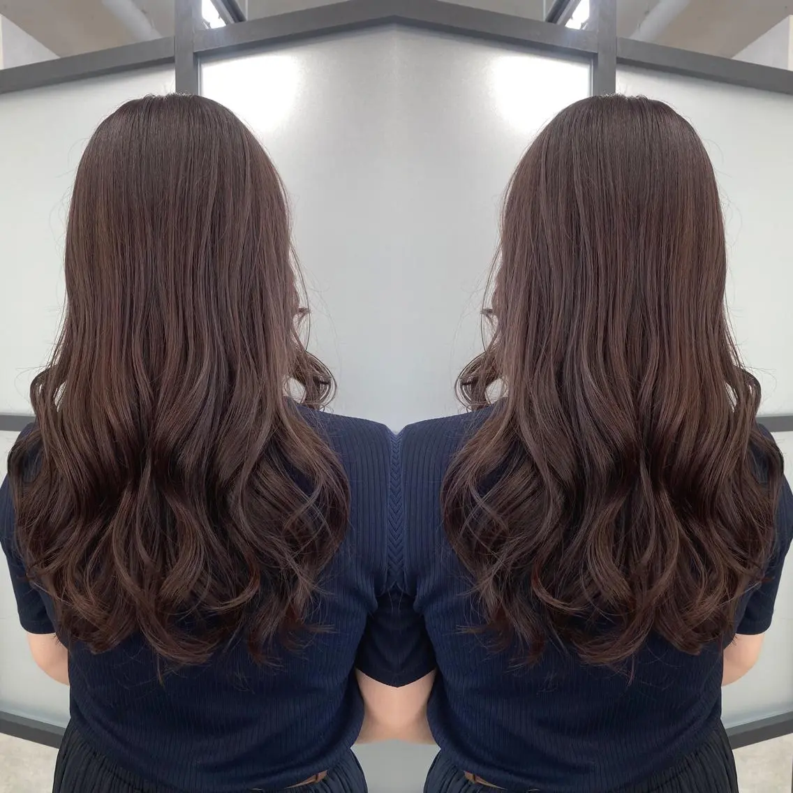 ロング カラー tocca 💜石田愛結💜のヘアスタイル