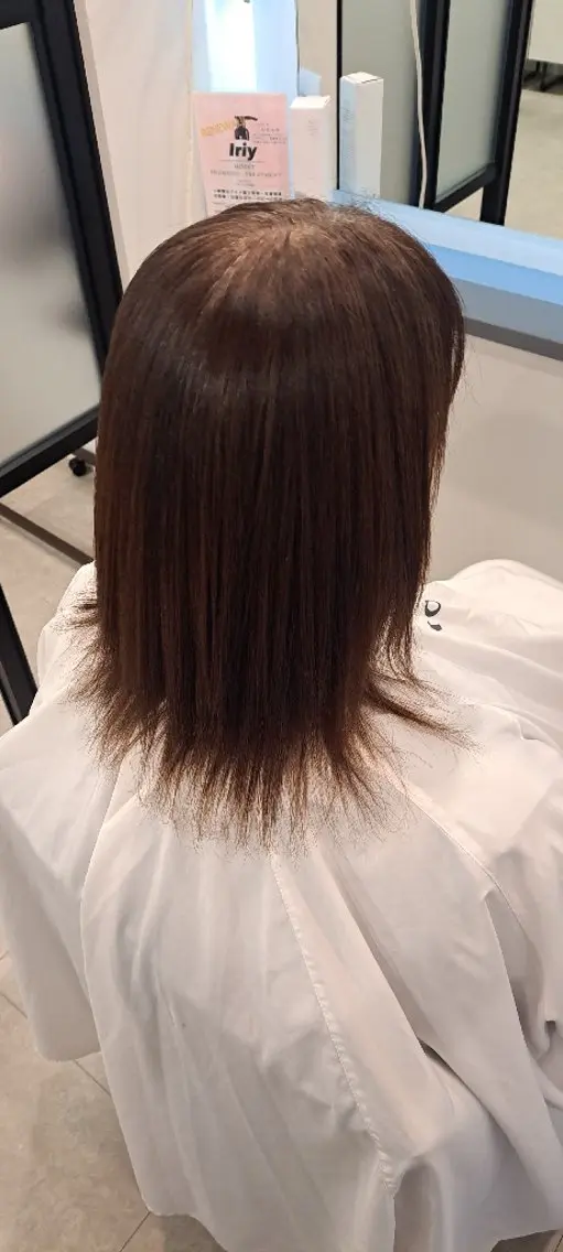 ブリーチ、ダメージ毛、エイジング毛におすすめ！酸性ストレートの写真
