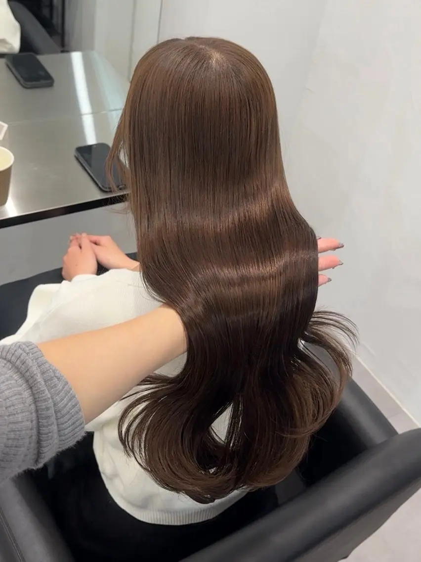 セミロング 🐣長野英聡/縮毛 矯正/髪質改善🐣のヘアスタイル