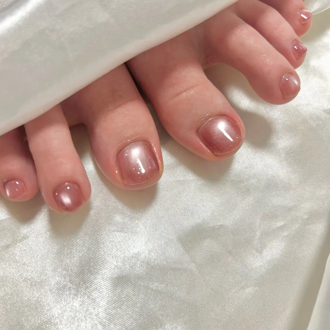 ネイル フラッシュネイル マグネットネイル フットネイル Dallon nailのネイルデザイン